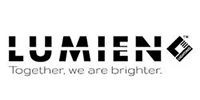 LUMIEN logo in black and gray with the tagline “Together, we are brighter.”