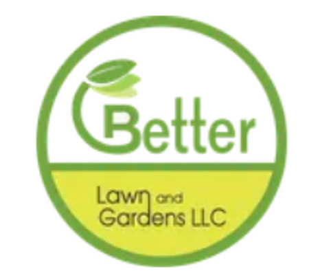 Better Lawn and Gardens LLC logo in green and yellow circle