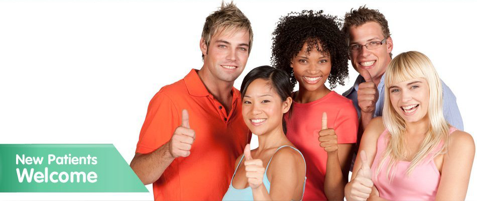 Group of friends smiling