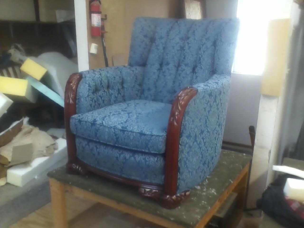 Blue Pipe Chair at Home!