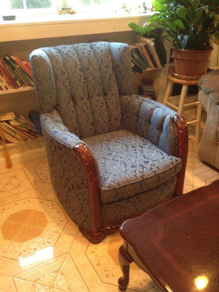 Blue Pipe Chair at Home!