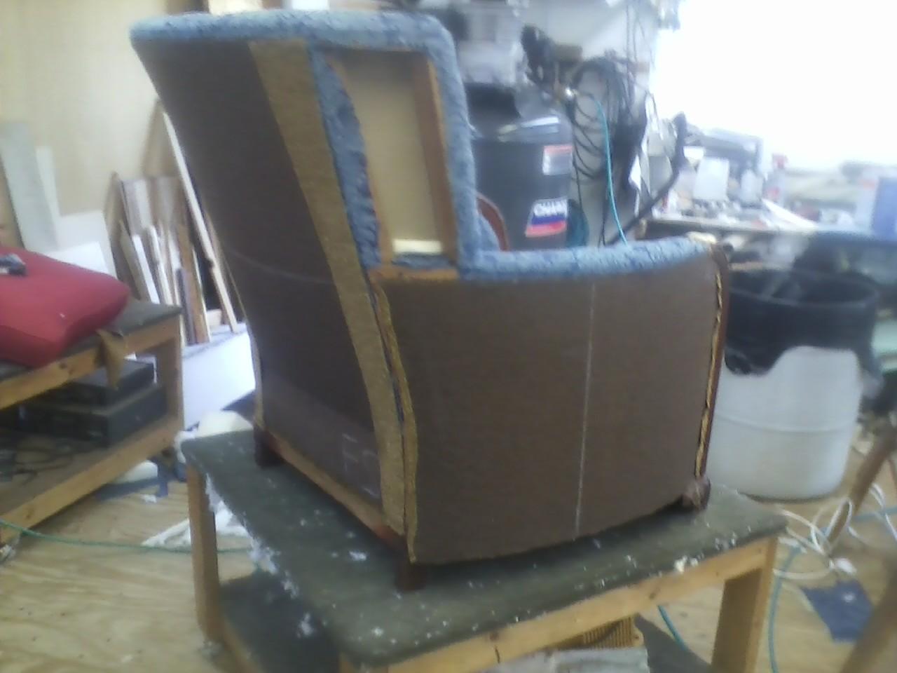 Blue Pipe Chair at Home!