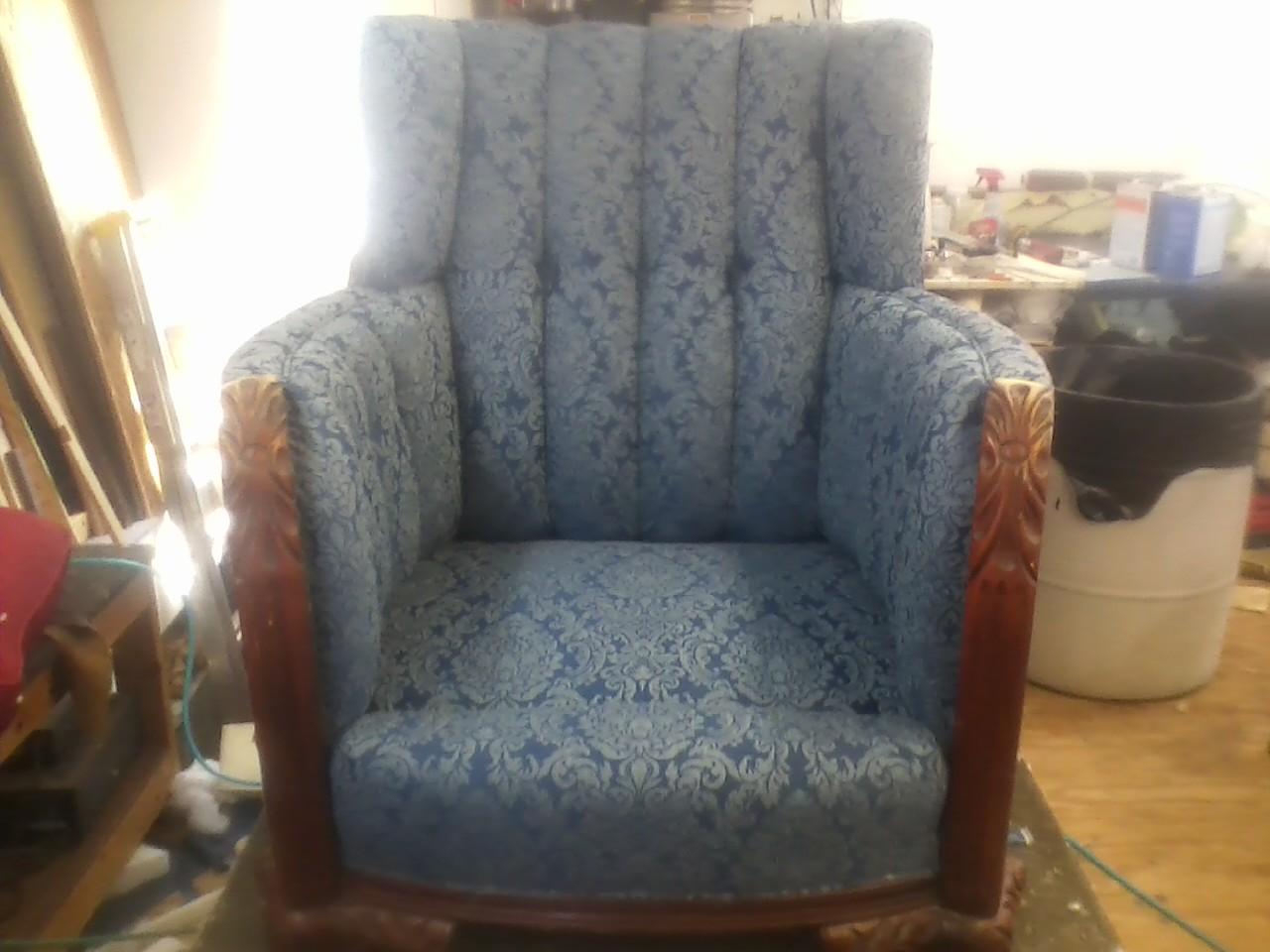 Blue Pipe Chair at Home!