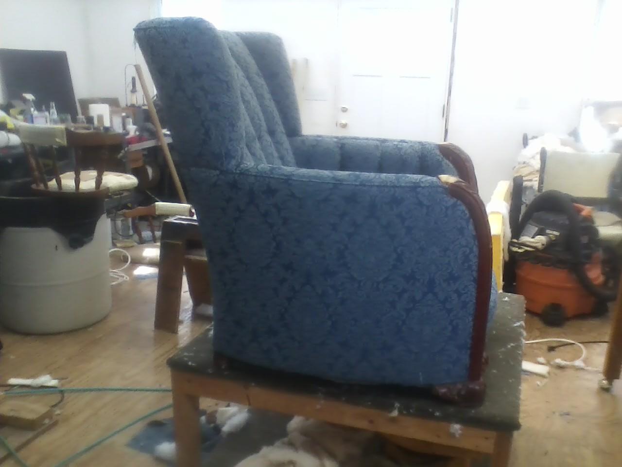 Blue Pipe Chair at Home!