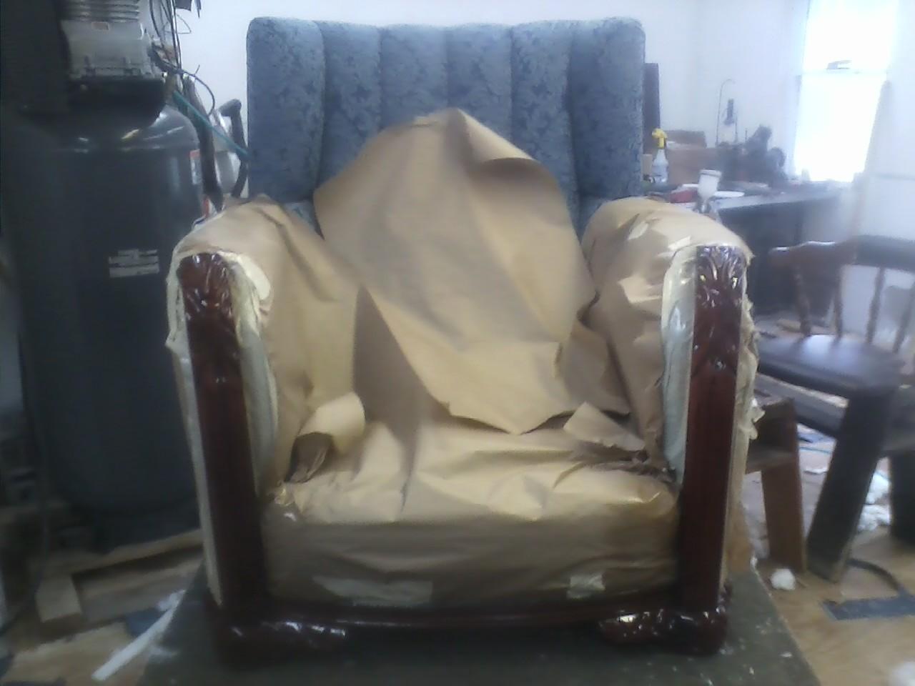 Blue Pipe Chair at Home!