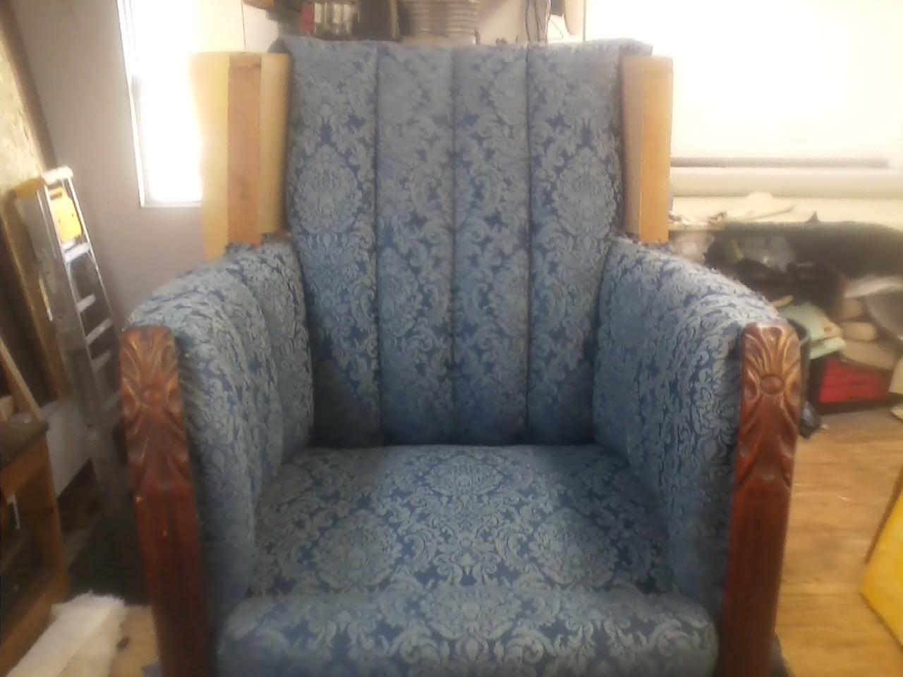 Blue Pipe Chair at Home!