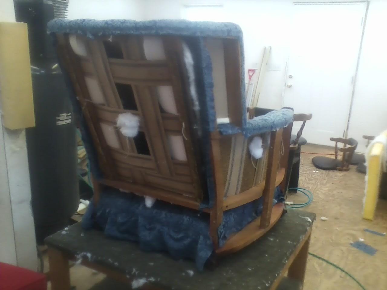 Blue Pipe Chair at Home!