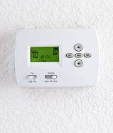 Thermostats on the wall