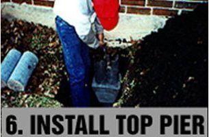 top pier installing