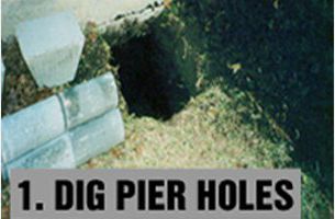 Dig pier holes