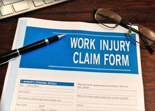 Work injury claim form