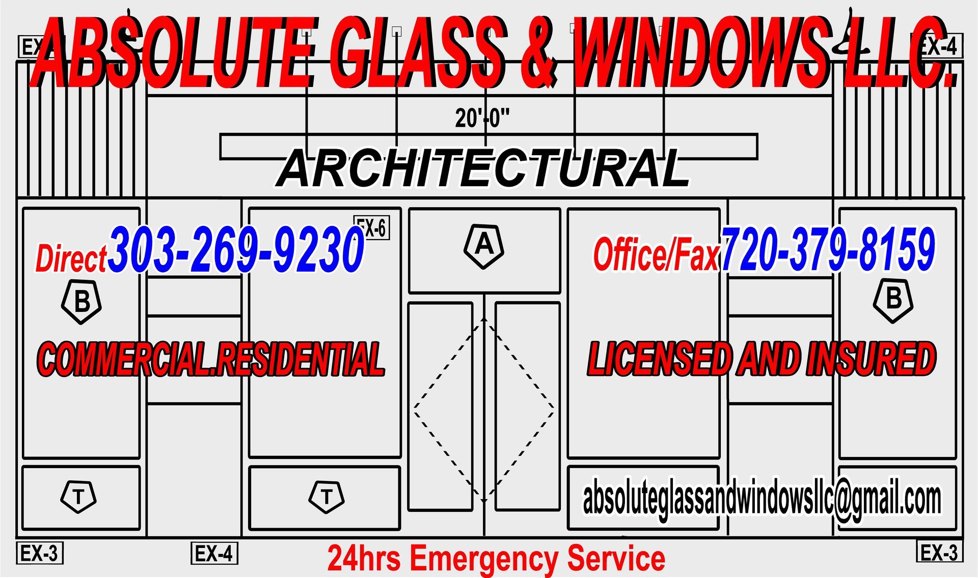 Absolute Glass & Windows LLC - logo
