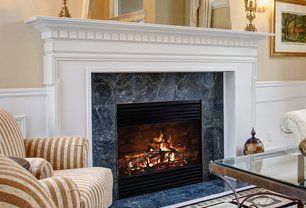 Fireplace in living room