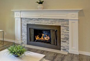 Fireplace in living room