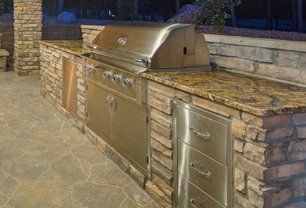 Outdoor kitchen and grill