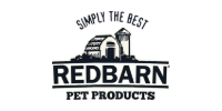 Redbarn Pet Products logo with barn illustration and the tagline “Simply the Best”