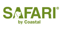Safari by Coastal logo in green with a white safari animal silhouette inside the “A”