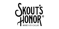 Skout's Honor logo in black text with “Born in Calif.” beneath it on a white background