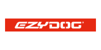 Red EZYDOG logo on a white background.