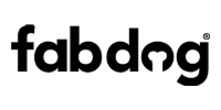Fabdog black logo text on a white background