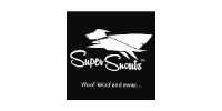 Black logo with a stylized white flying bird and script text “Swan Scouts” on a black background