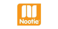 Nootie logo in white and orange, with a rounded square icon and the word “Nootie” below it