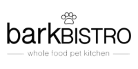 BarkBistro logo with paw print and tagline “whole food pet kitchen”