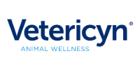 Vetericyn Animal Wellness logo in blue text on a white background