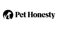 Pet Honesty logo with black dog icon and text on white background