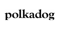 Black “polkadog” wordmark on a white background