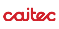 Red “caitec” wordmark logo on a white background