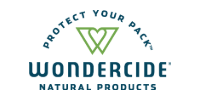 Wondercide Natural Products logo with green shield icon and the words “Protect Your Pack”