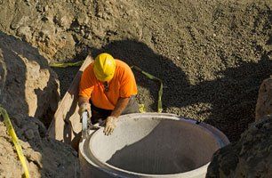 sanitary sewer installation