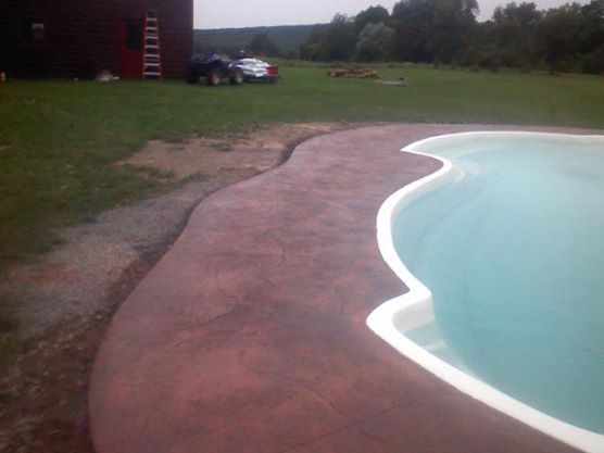 Pool concrete