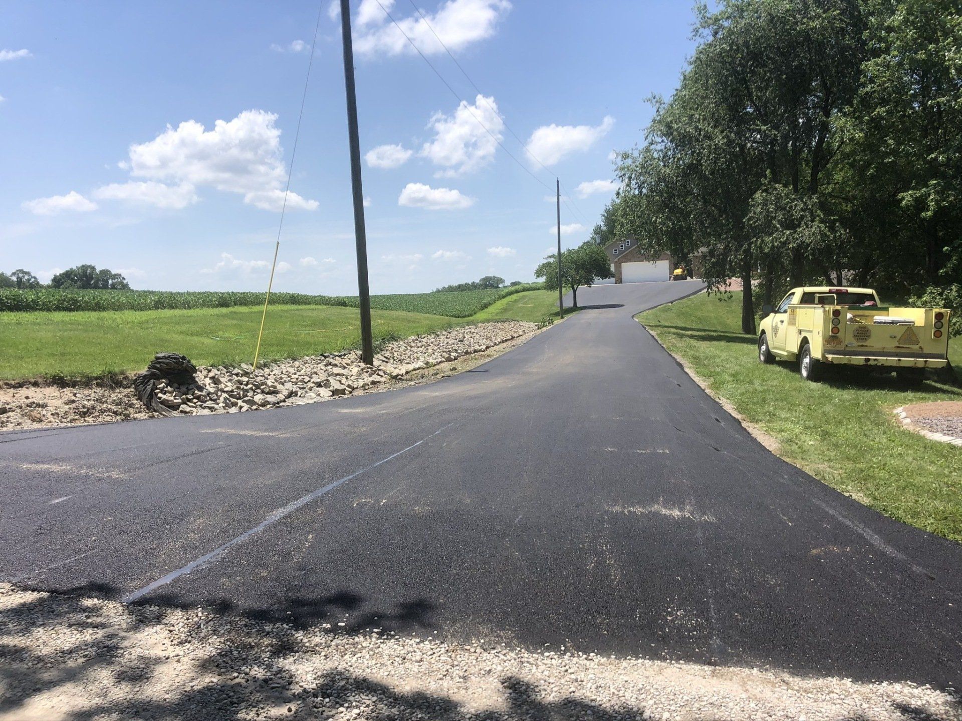 Paving work