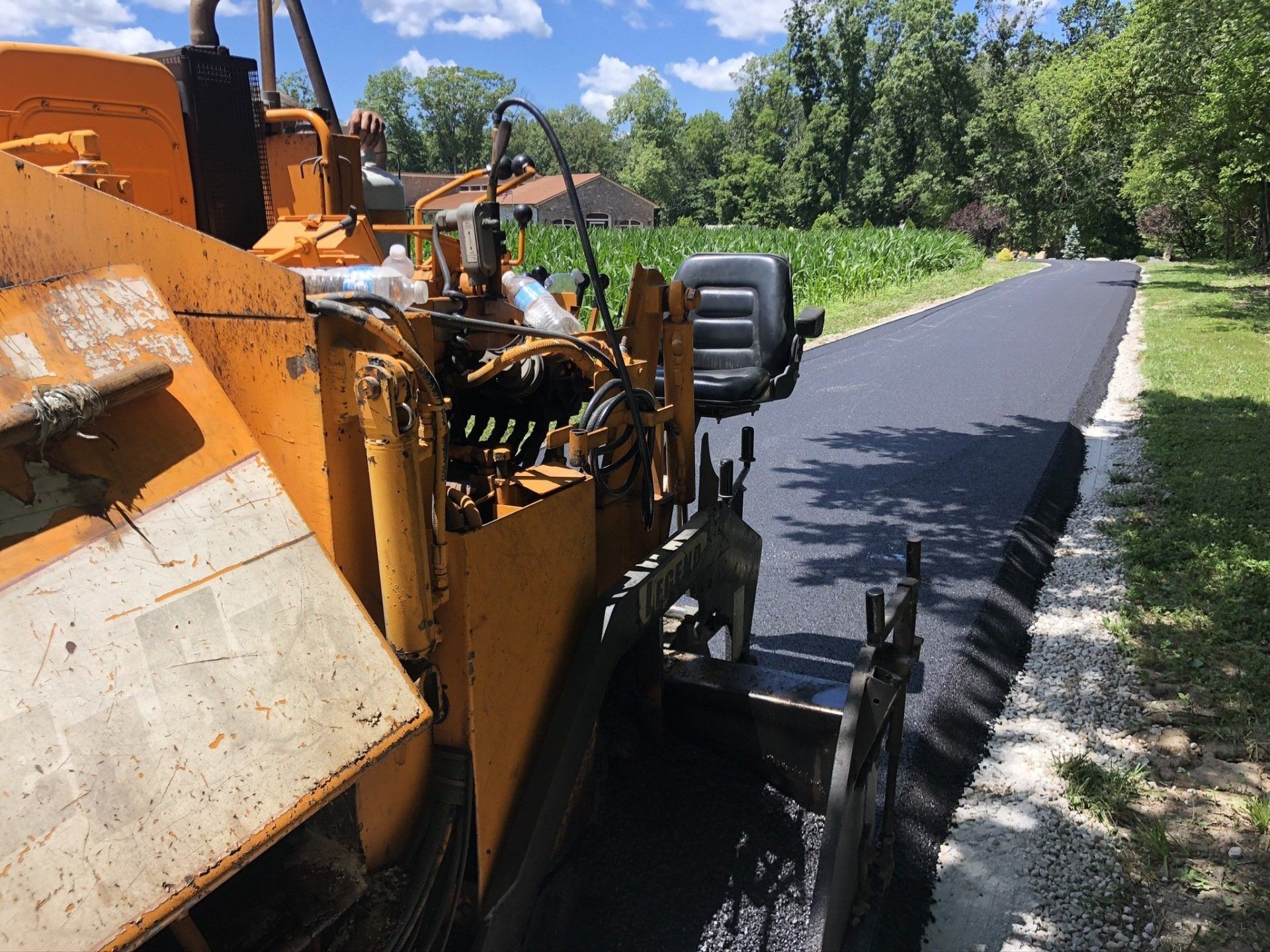 Paving work