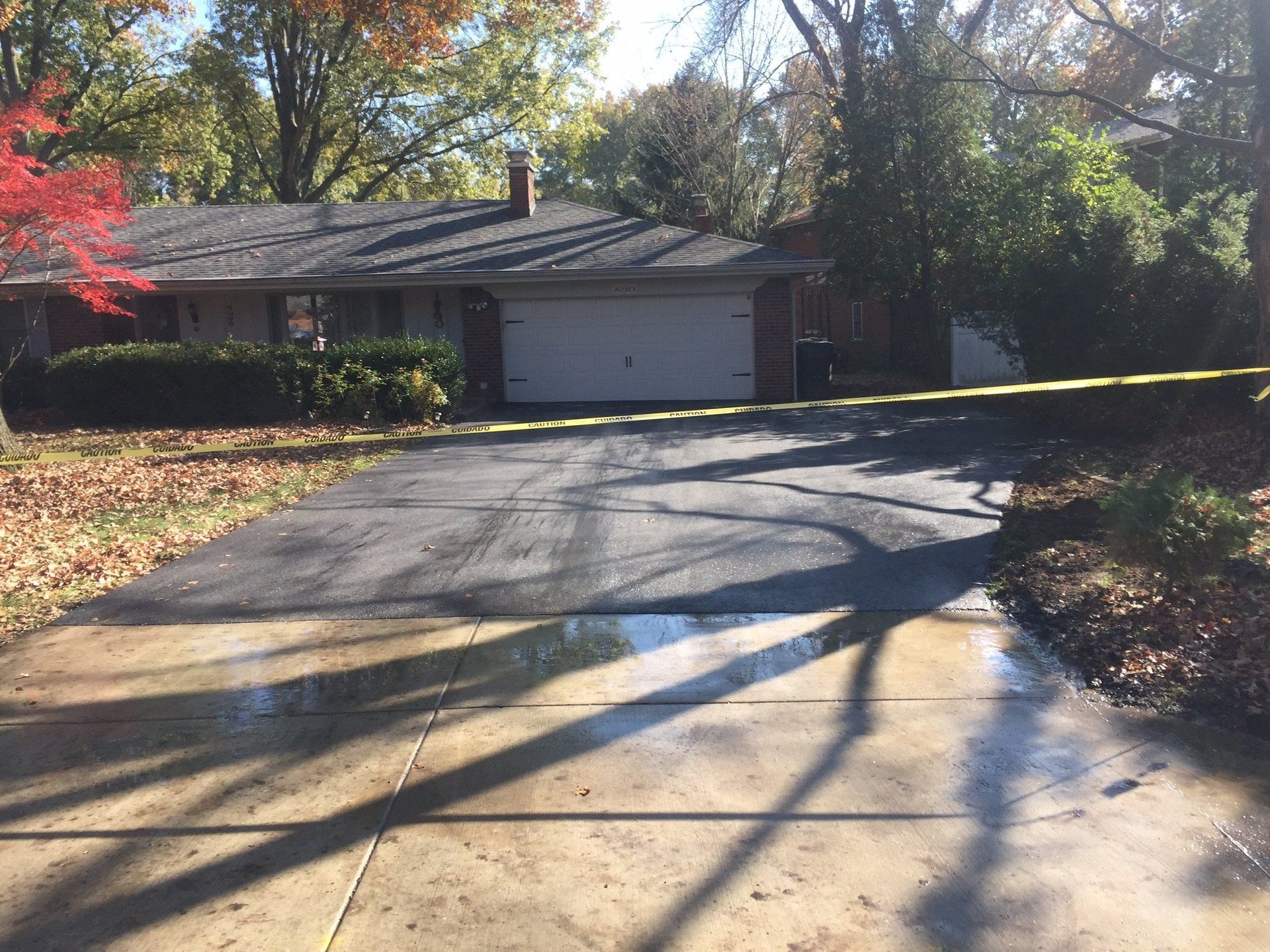 Asphalt paving service