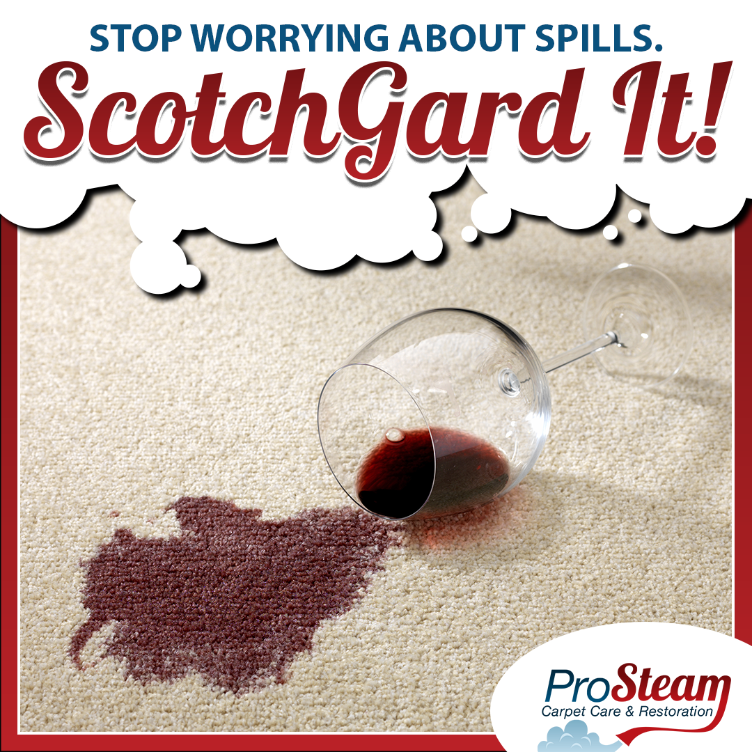 Wine stains on carpet