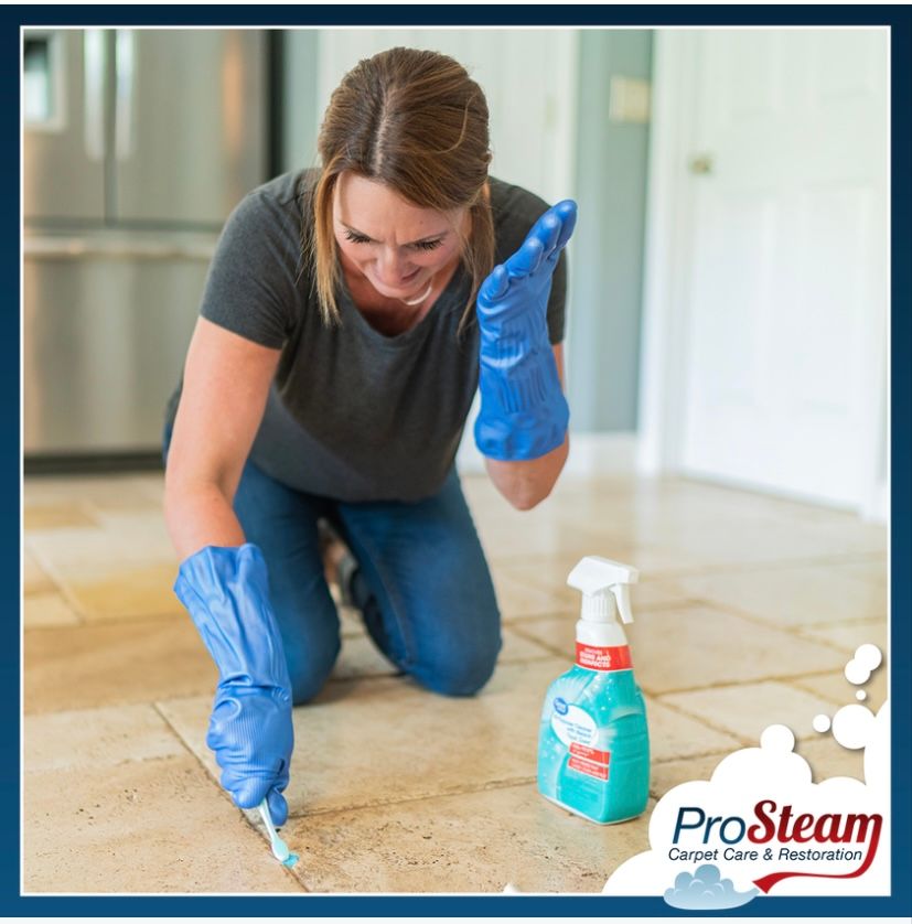 Floor tile cleaning