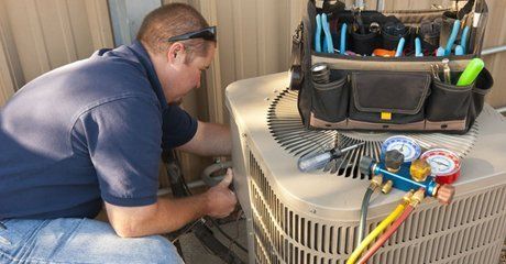 Repairing HVAC unit