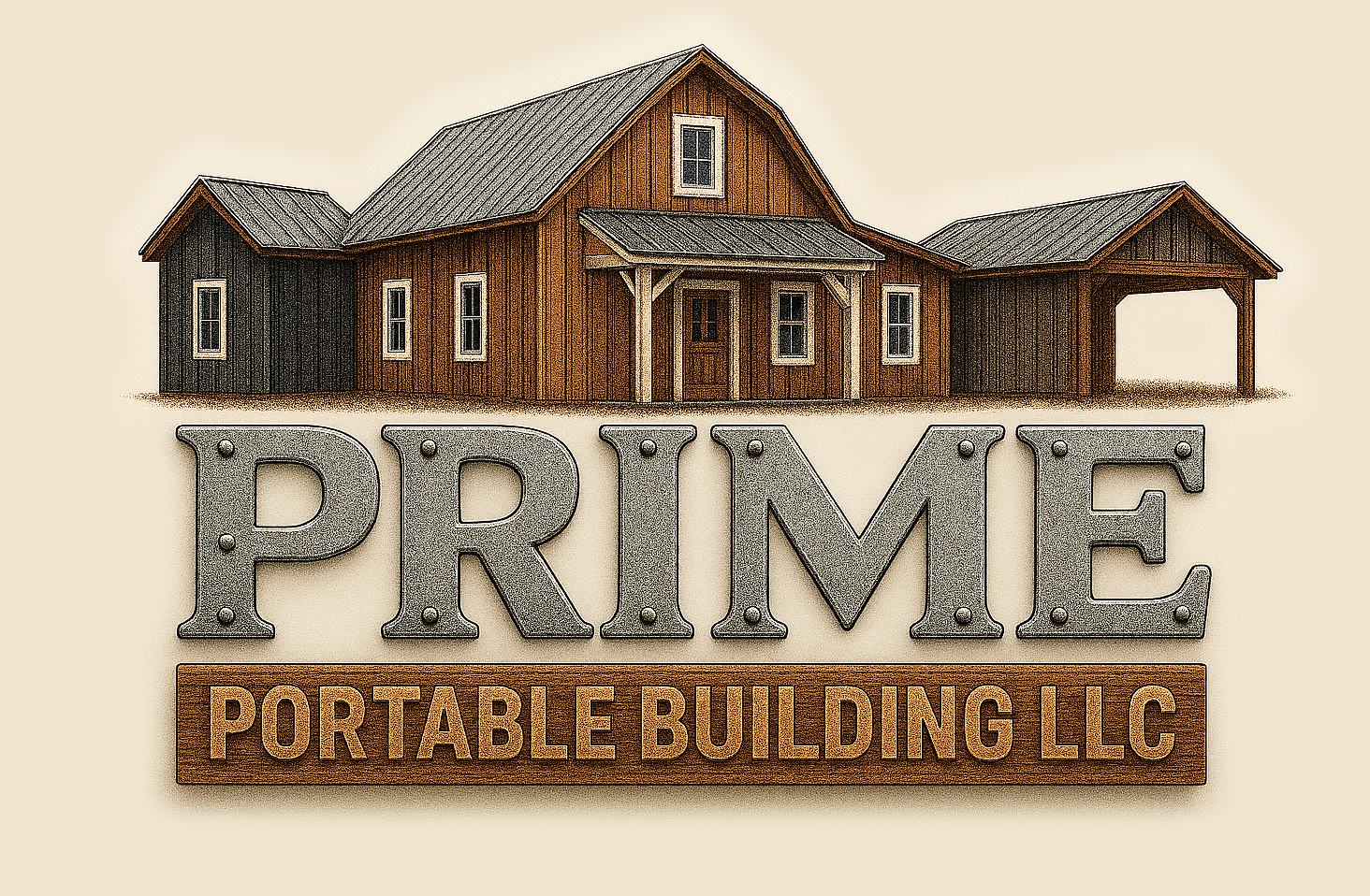 Prime Portable Building LLC Logo