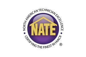 NATE logo: Gold 