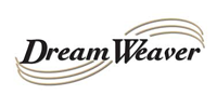 Dreamweaver logo: text with curving lines.