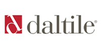 Daltile logo with a red square containing a white stylized 