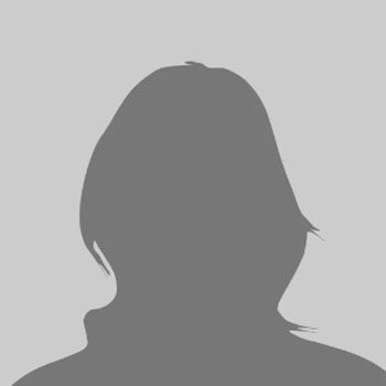 Gray silhouette of a person’s head and shoulders on a light gray background