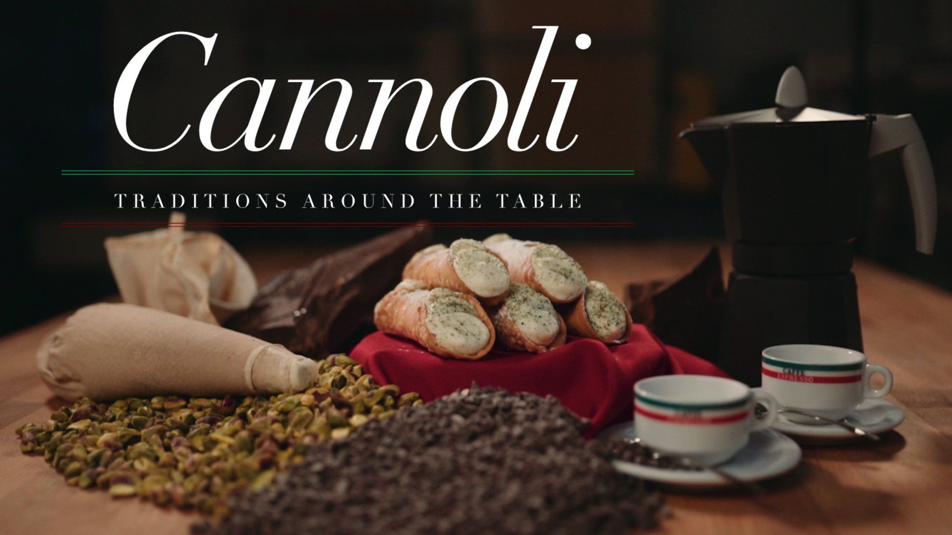 cannoli and coffee