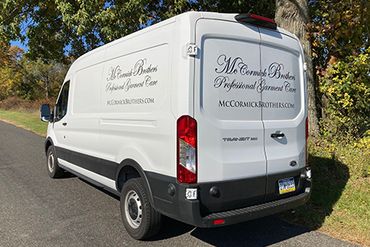 McCormick Brothers Cleaners Van
