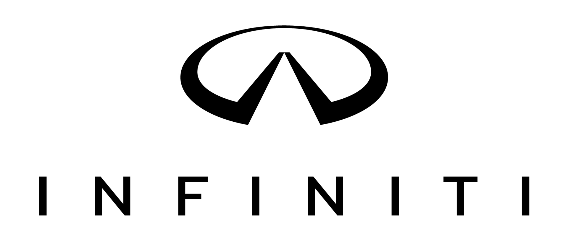 INFINITI logo in black on a white background