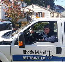 Rhode Island Insulation van
