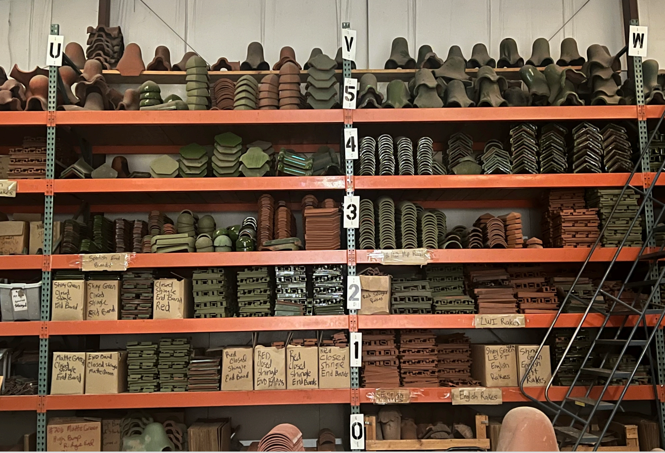 New roof tile fittings